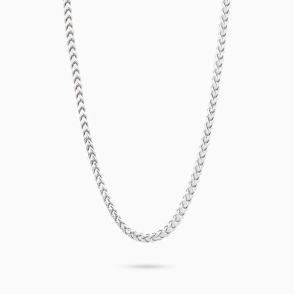 Chaîne Franco 3 mm argentée