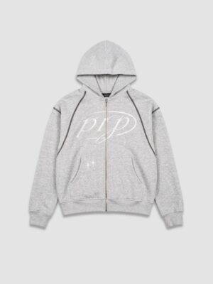 Grey Zip Hoodie