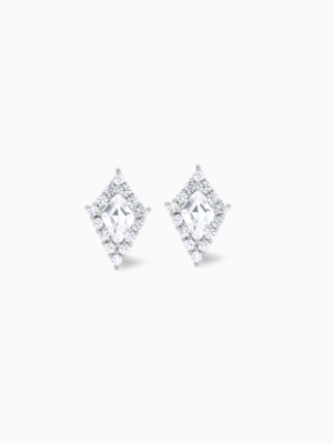 Halo earrings argentées