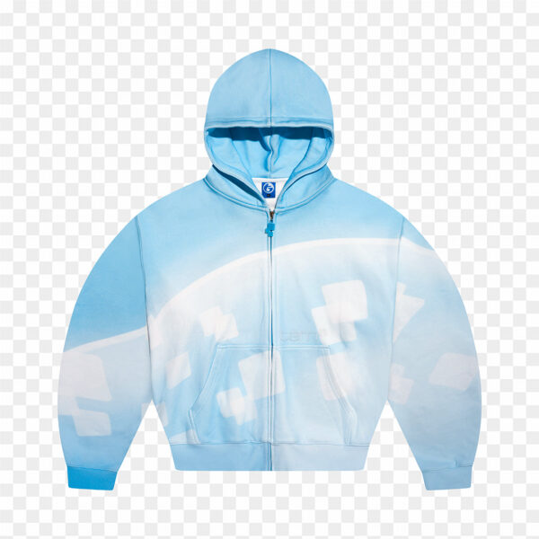 BLUE HOMEBREW ZIP-UP HOODIE