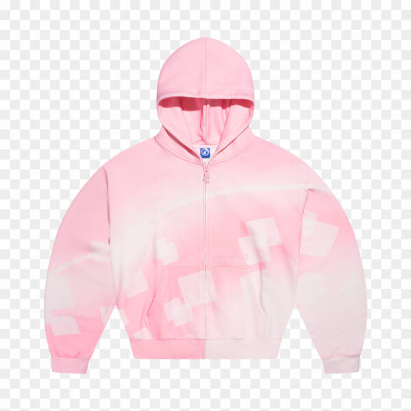 PINK HOMEBREW ZIP-UP HOODIE