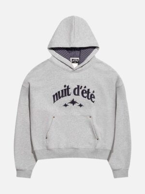 BIG LOGO GREY HOODIE