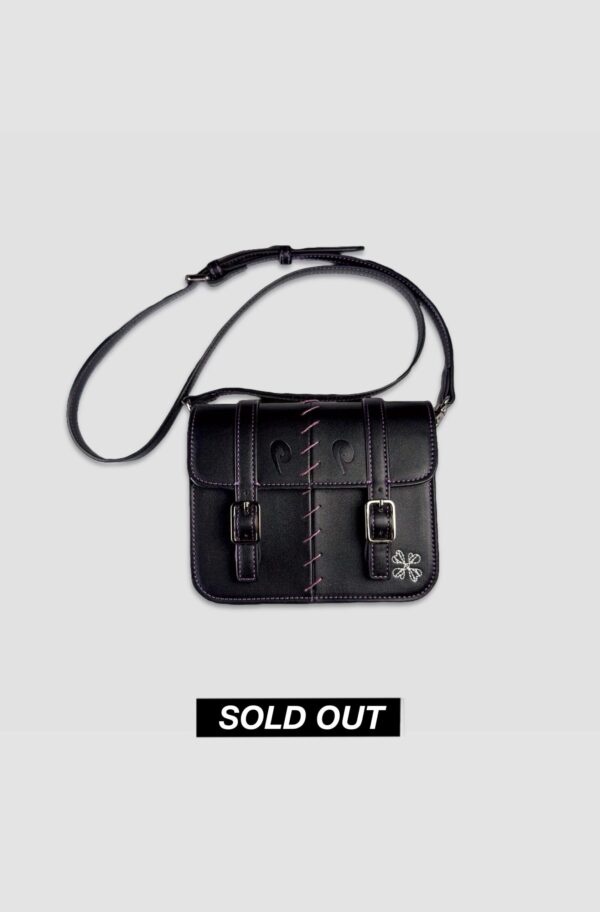 HOOK BAG - BLACK AND PURPLE (SOLD OUT)