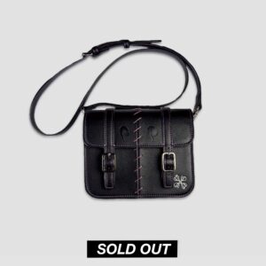 Hook Bag - Black and Purple