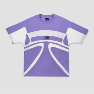 Hooking Tee - Purple and White