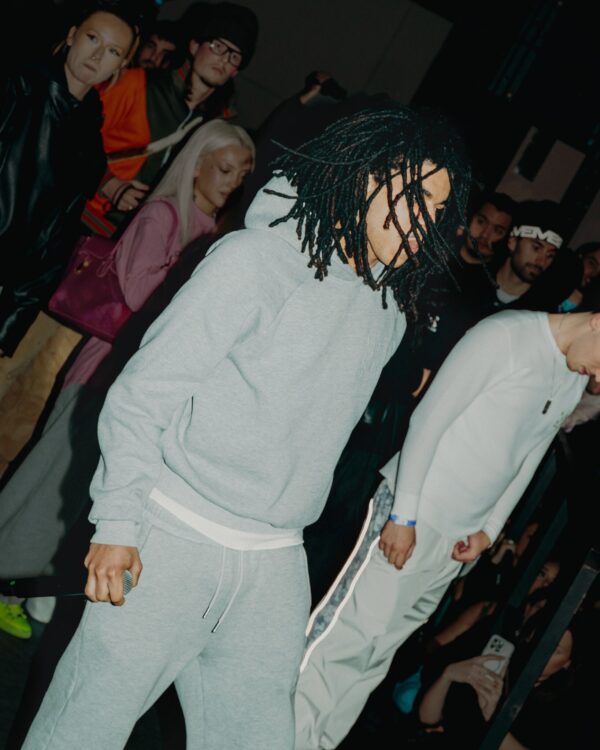 Pantalon Embossé Gris