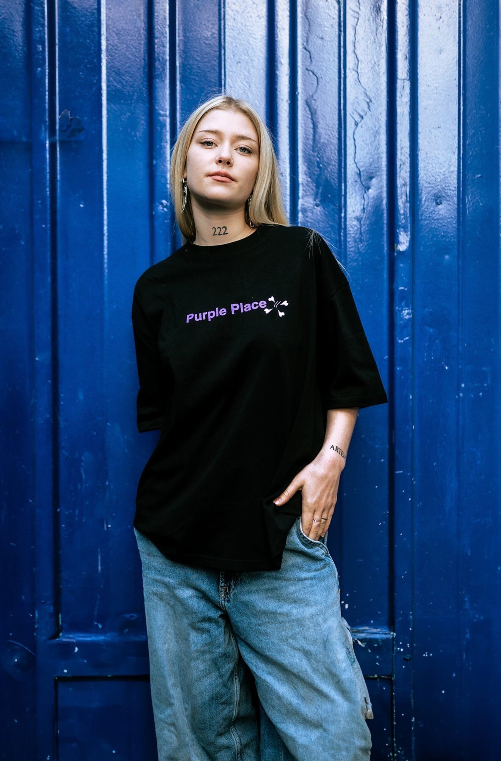 Join the Purple Place T-Shirt - Black – Image 3