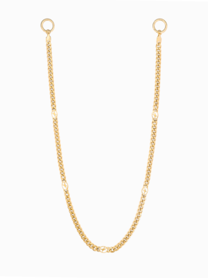 Wallet Chain Cuban link Signature 6 mm Dorée