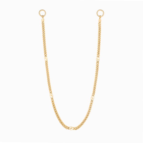 Wallet Chain Cuban link Signature 6 mm Dorée