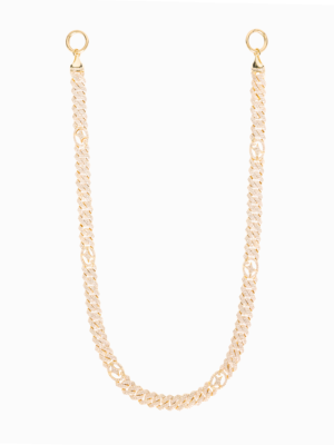 Wallet Chain Prong link Signature 10 mm Dorée