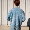 MULTI-DIMENSION KNIT BLUE