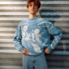 MULTI-DIMENSION KNIT BLUE