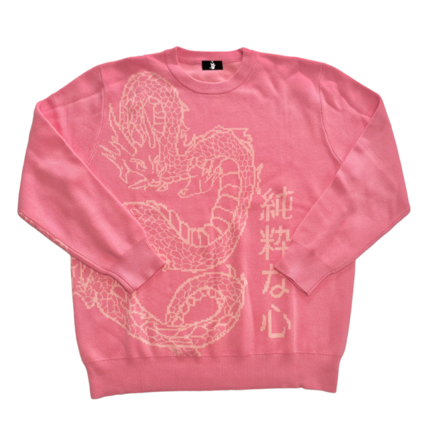 KnitDragée / Pull tissé  - Rose