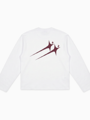 Long sleeve Twin Stars - Blanc