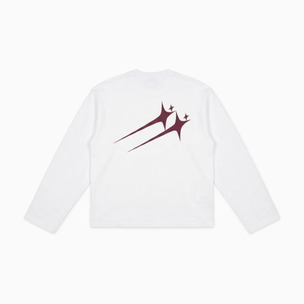 Long sleeve Twin Stars - Blanc