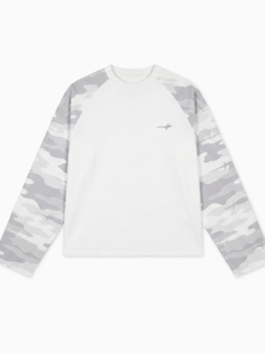 Camo waffle long sleeve - Gris