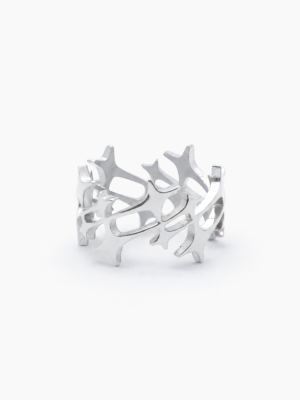 Monogram Ring Argenté