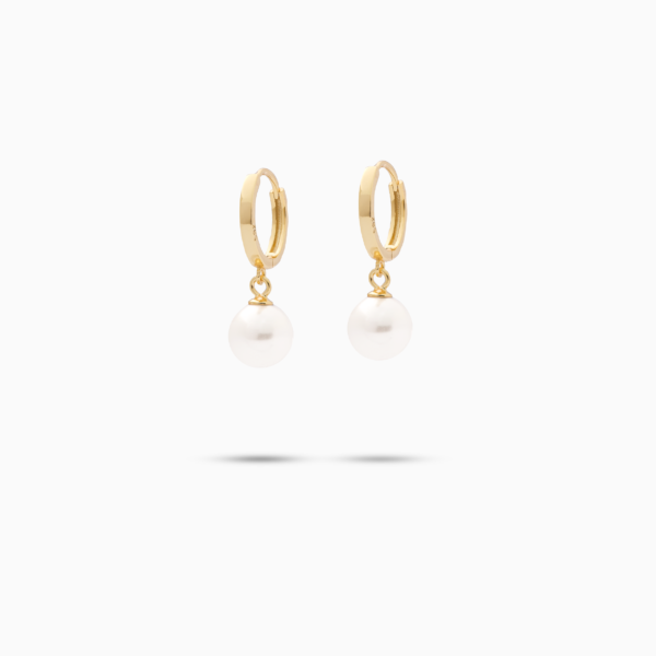 Pearl earrings dorées – Make it Shine