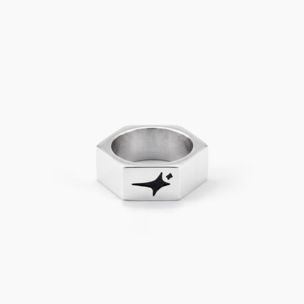 Nut ring argentée