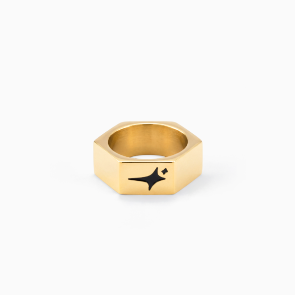Nut ring dorée
