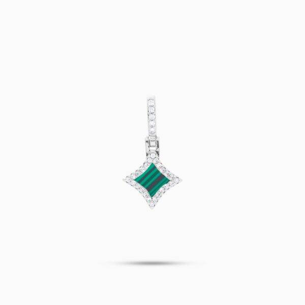 Star argentée - Motif Vert – Make it Shine