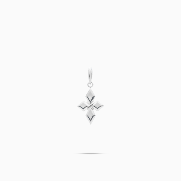 Pendentif Crossed Star-S - Argenté – Make it Shine
