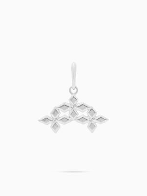 Pendentif Triple Crossed Star - Argenté