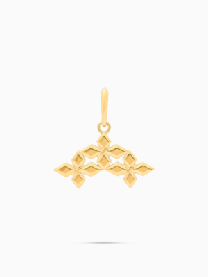 Pendentif Triple Crossed Star - Doré