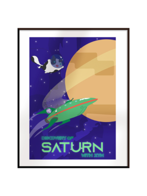 Saturn Poster / Affiche