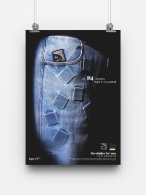 R4 DENIM AD PHOTO PRINT