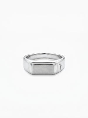 Signet ring argentée