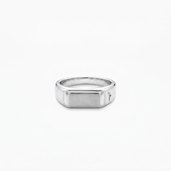 Signet ring argentée