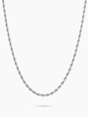 Chaîne Rope 2 mm argentée