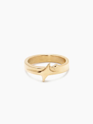 Signature ring dorée