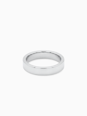 Slim classic band argentée