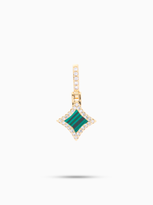 Star dorée - Motif Vert