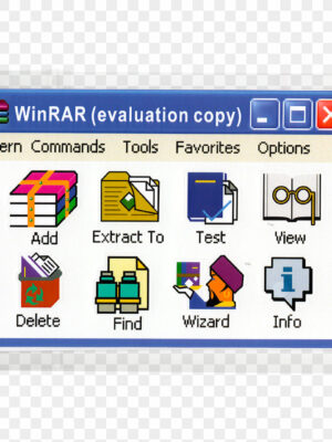 WinRAR stickers sheet