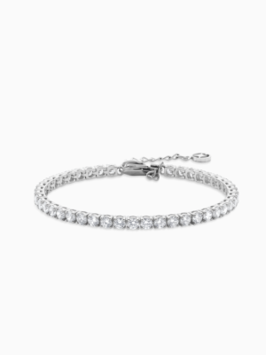 Bracelet Tennis 3 mm argenté