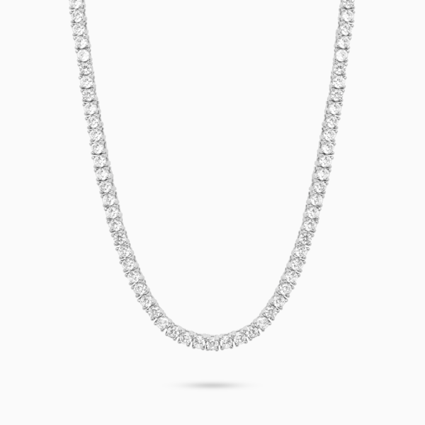 Chaîne Tennis 3 mm argentée