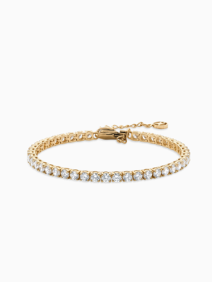 Bracelet Tennis 3 mm doré