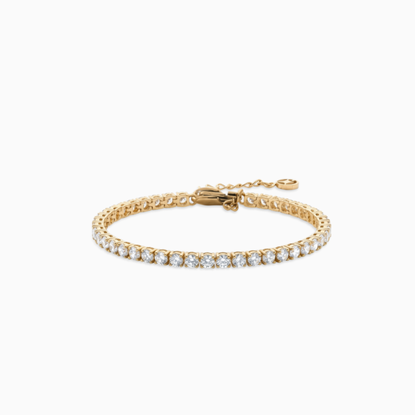 Bracelet Tennis 3 mm doré – Make it Shine