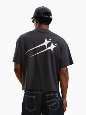T-shirt Twin Stars - Noir