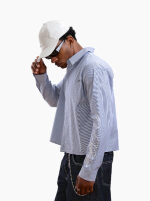 Striped long sleeve Shirt - Bleu & Blanc