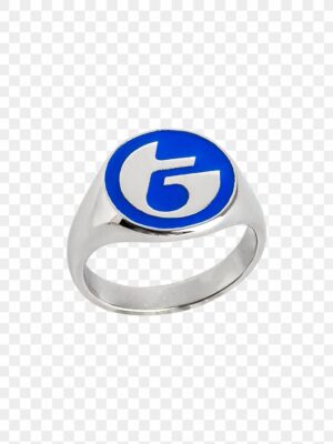 ENAMEL LOGO RING