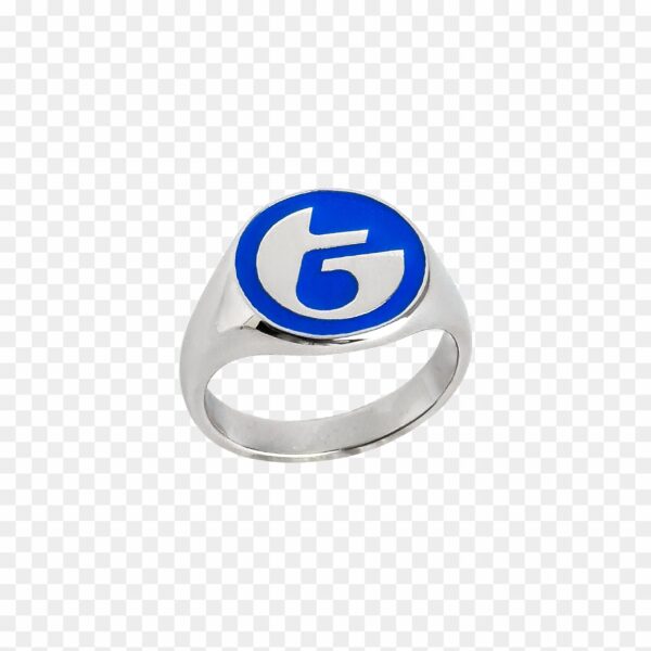 ENAMEL LOGO RING